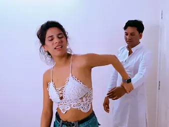 Desi step step-sister gets her taut beaver screwed rock-hard by her Indian step brother-in-law