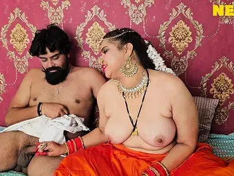 Devar's uncircumcised Indian Bhabhi gets plowed stiff by her paramour's phat man meat