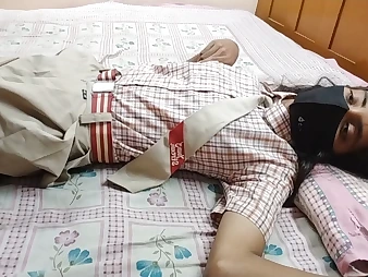 Insane Indian College Woman Ravage gets her uniform ripped and boinked in rear end-fashion