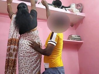Stepmom and son-in-law have a tight homemade pussy-fucking sesh with just 60 fps