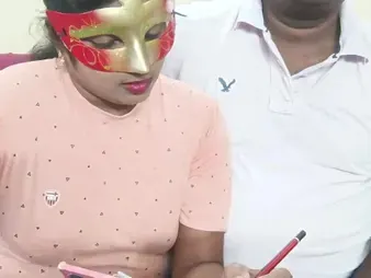 Witness this Indian school female boink her tuition teacher with her ginormous melons in HD