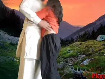 Pkgulnaz's first time outdoor tear up-out in Hindi audio: Indian student gets her cock-squeezing caboose nailed rock hard