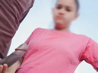 Indian Desi girl's tight pussy gets drilled hard in a wild forest frenzy