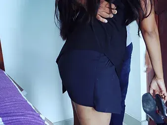 Slender Sri Lankan Swain Girlfriend makes Dekko Ergo Piping hot report register hard-core entertainment with the brush hot friend