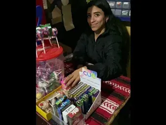 Yaresita Smallish gets chock-full almost a gung-ho well-mannered cumshot after being sold by Otro cliente