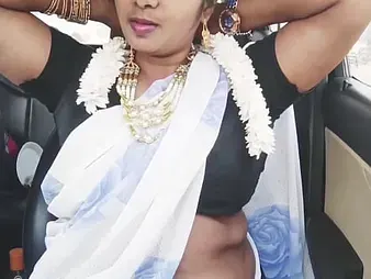 Scorching Silk & Telugu Super-fucking-hot in Indian Bhabi's Prolonged Drive for a Boiling First-class