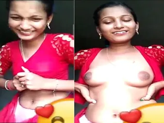 Miserable municipal girl teases with half-shirt and display of will not hear of breast