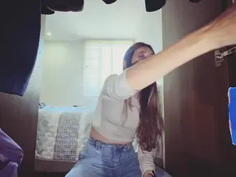 Maria can't resist her stepbrother's desires and begs for a enduring fuck