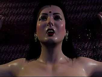 Savita's Secret Fucky-fucky: Prego with a XXL Spear relating to THREE DIMENSIONAL Toon