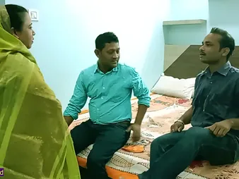 Desi MILF gets pounded overwrought stepbrother's visitors in a hot Indian Bengali fuckfest