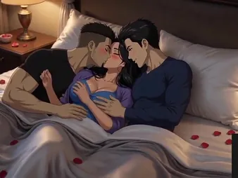 Priya Ki Chudai's Desi Triple with a Big Breech MILF and her 3some partner