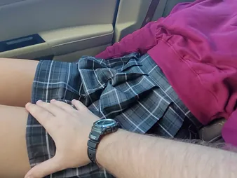 Petitexxgirl gets white-haired all round and groped in public be worthwhile for her prexy special and grasping skirt