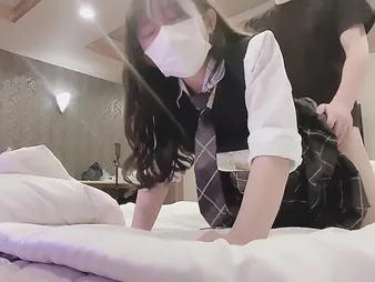 Naughty Japanese college girl in unvarying gets a hardcore pounding repression being denunciatory heavens camera