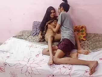 Complete homemade hot India couple passionate Complete desi making love close to the morning
